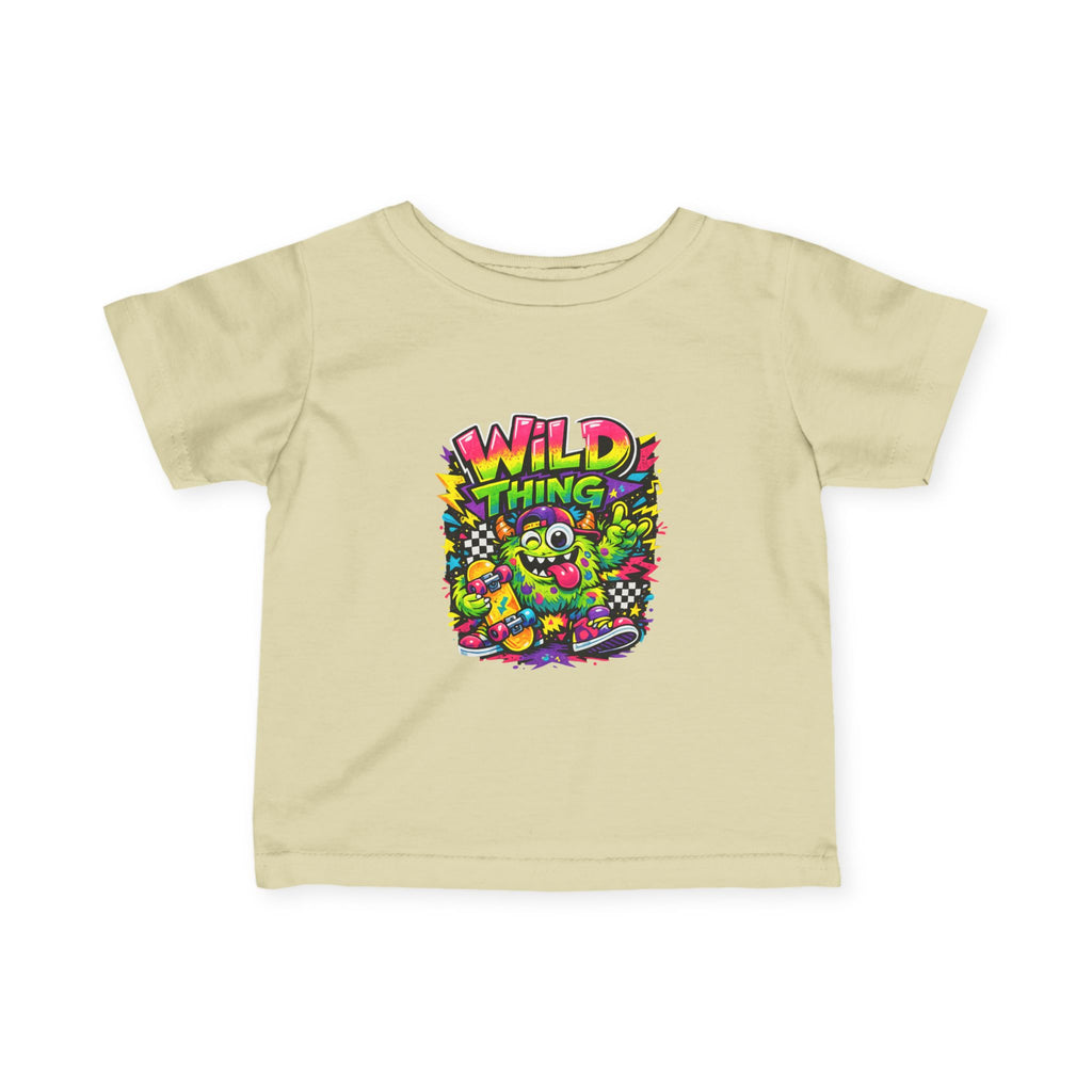 Baby Wild Thing Skate Monster T-Shirt — Neon Skateboard Graphic Tee