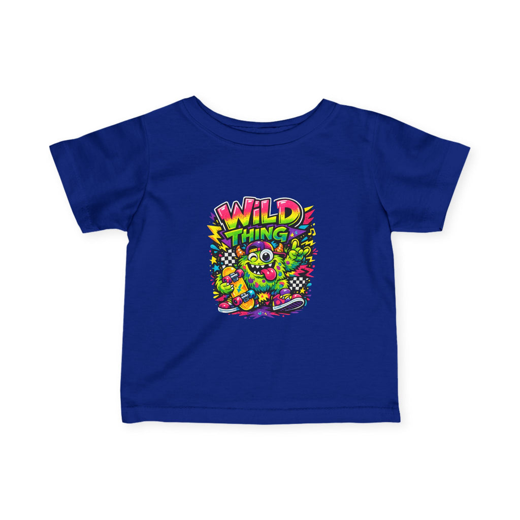 Baby Wild Thing Skate Monster T-Shirt — Neon Skateboard Graphic Tee