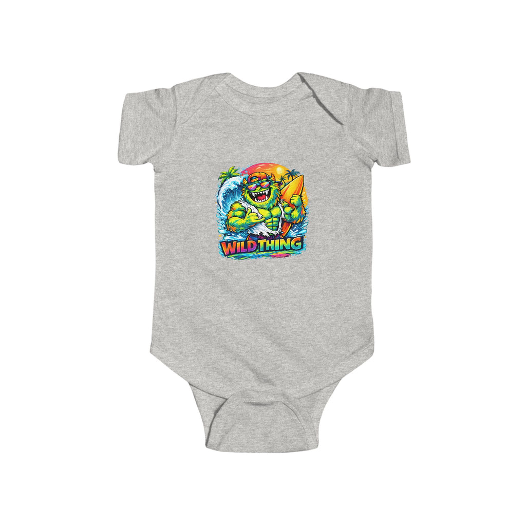 Babies Onesie Wild Thing Surf Monster Tee