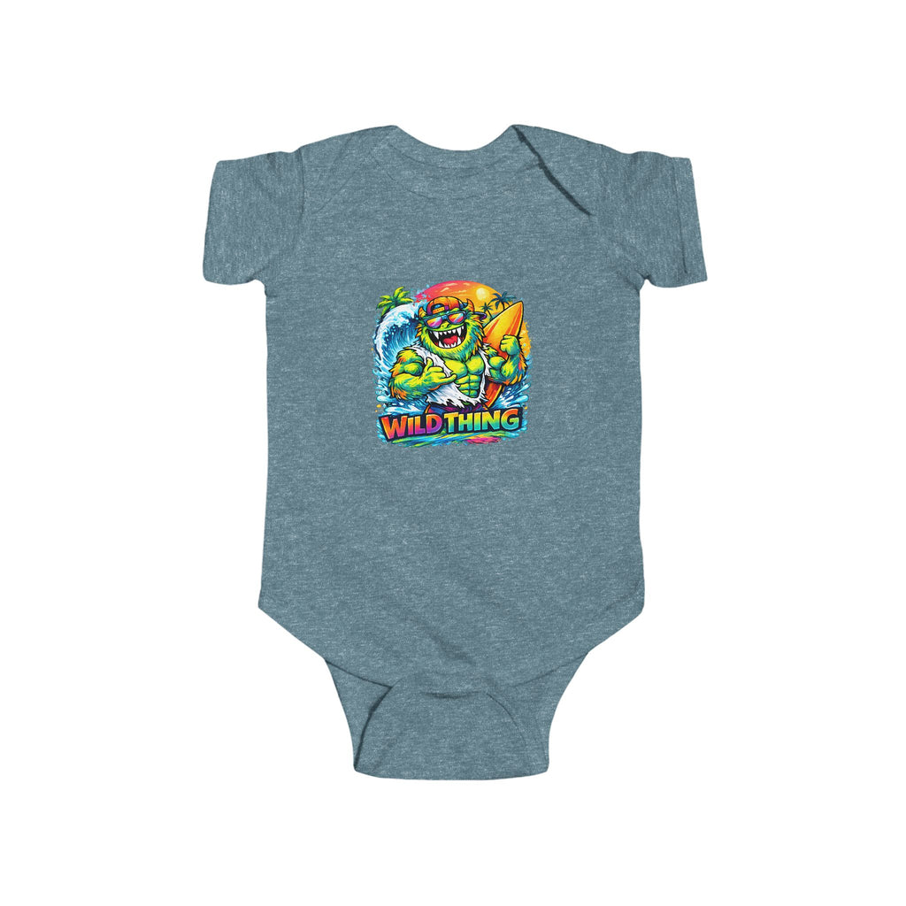 Babies Onesie Wild Thing Surf Monster Tee