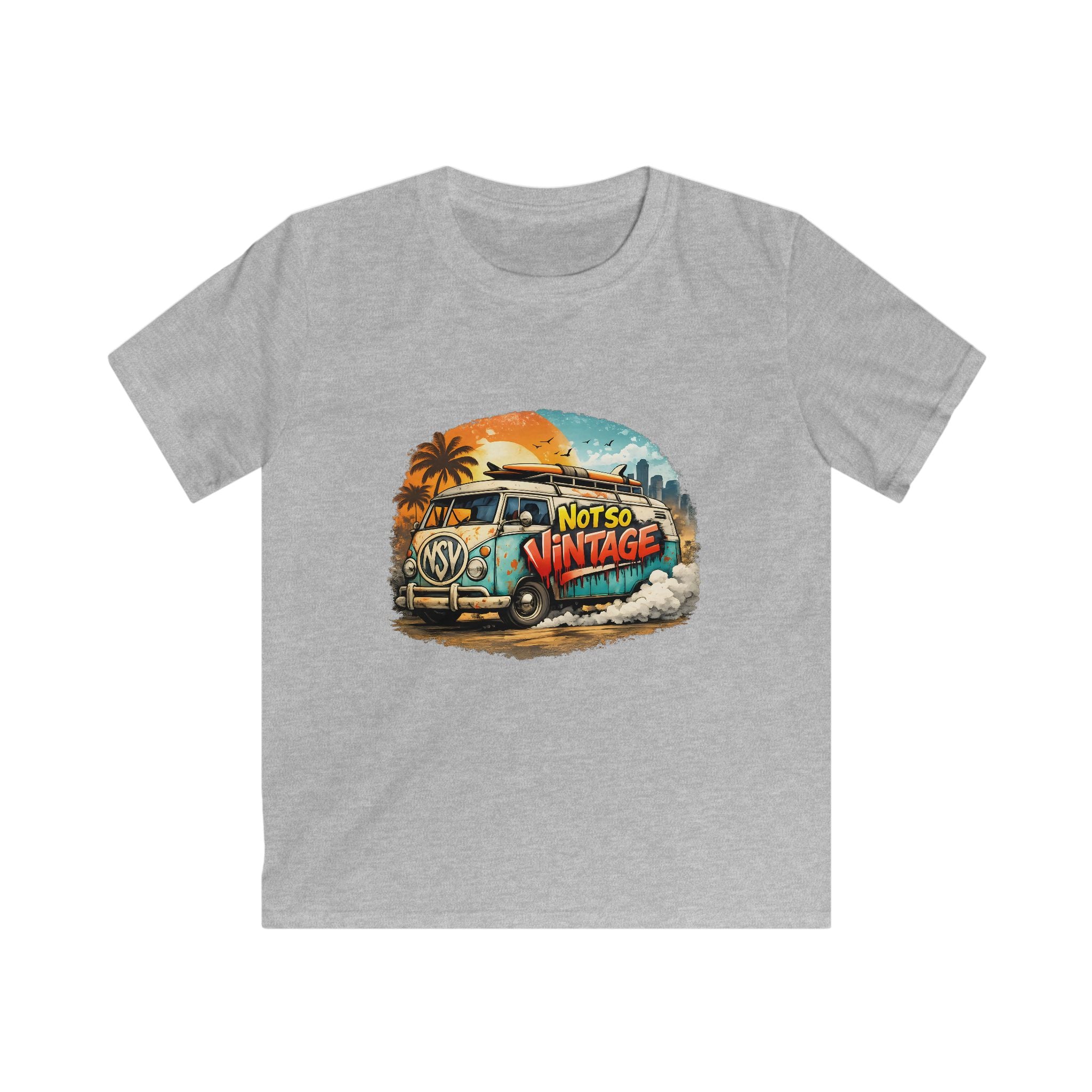 kid's Retro Surf Van Tee — "Not So Vintage"