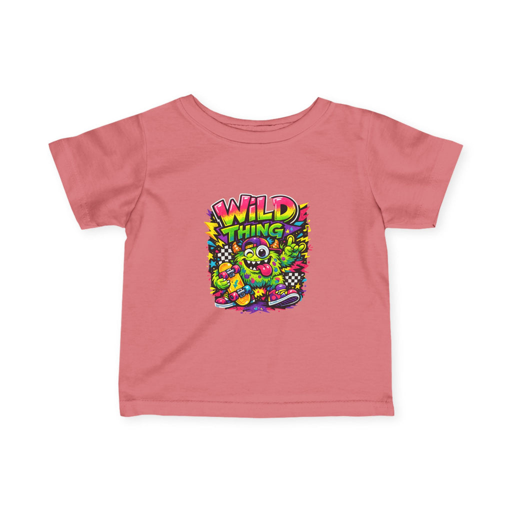 Baby Wild Thing Skate Monster T-Shirt — Neon Skateboard Graphic Tee