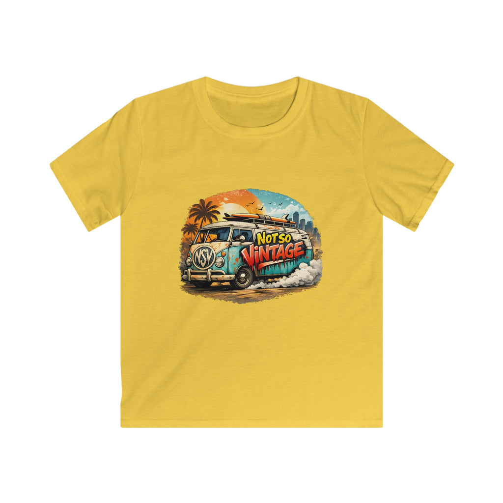 kid's Retro Surf Van Tee — "Not So Vintage"