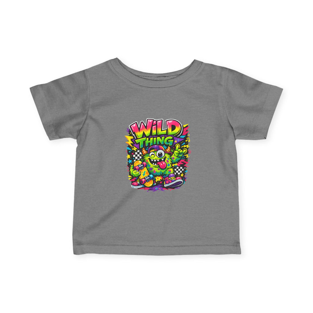 Baby Wild Thing Skate Monster T-Shirt — Neon Skateboard Graphic Tee