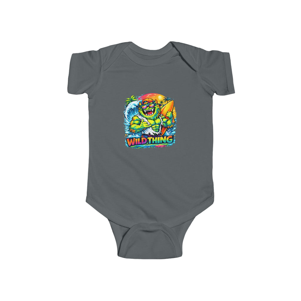 Babies Onesie Wild Thing Surf Monster Tee