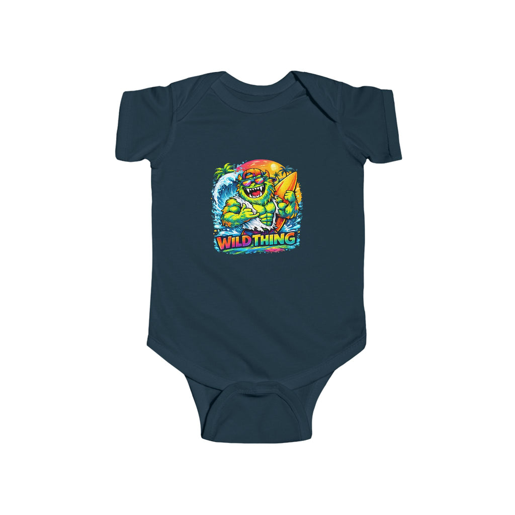 Babies Onesie Wild Thing Surf Monster Tee