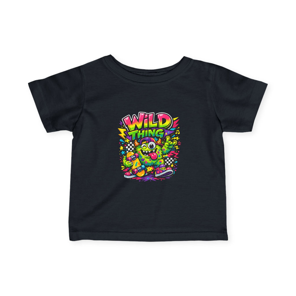 Baby Wild Thing Skate Monster T-Shirt — Neon Skateboard Graphic Tee