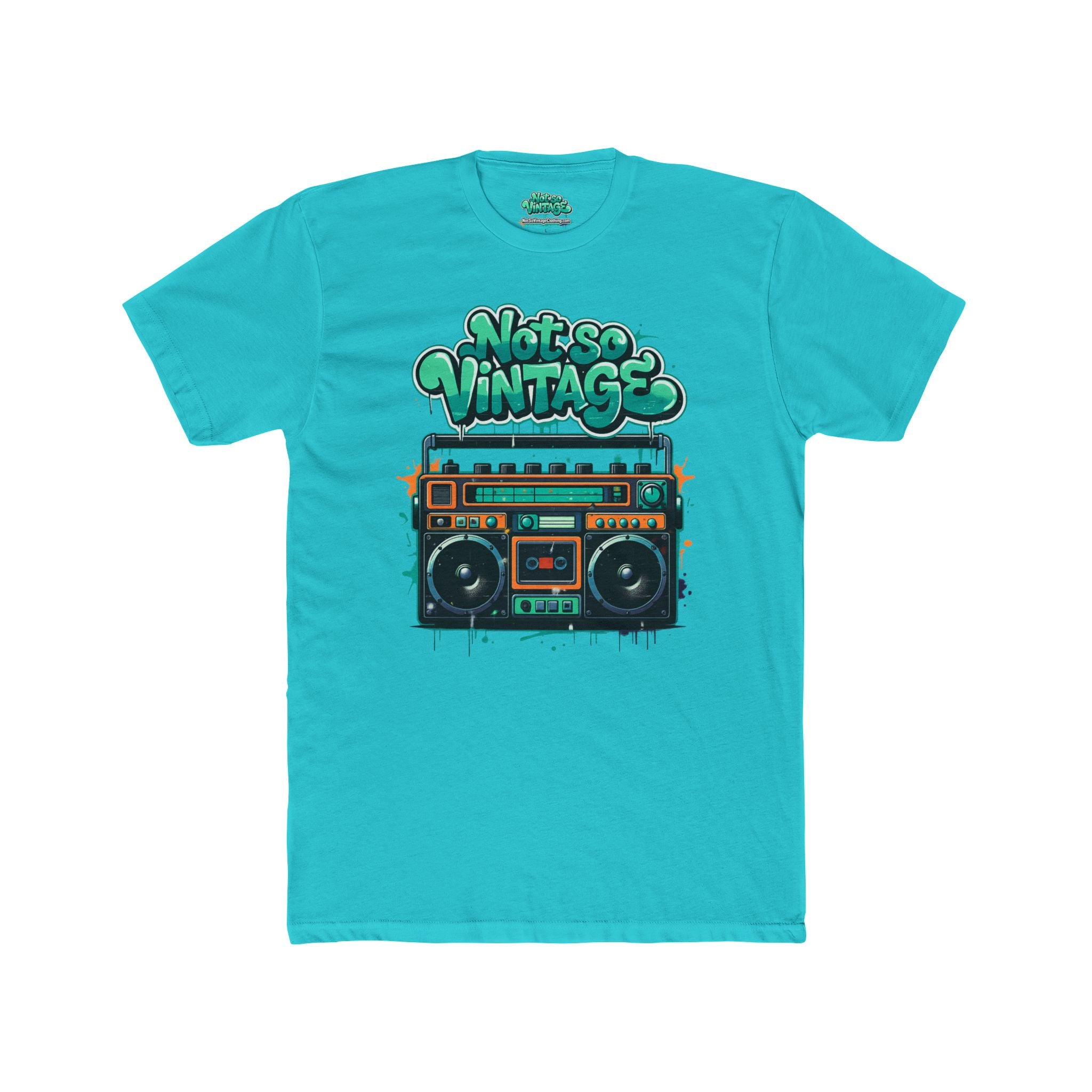 Retro Boombox teal T-Shirt
